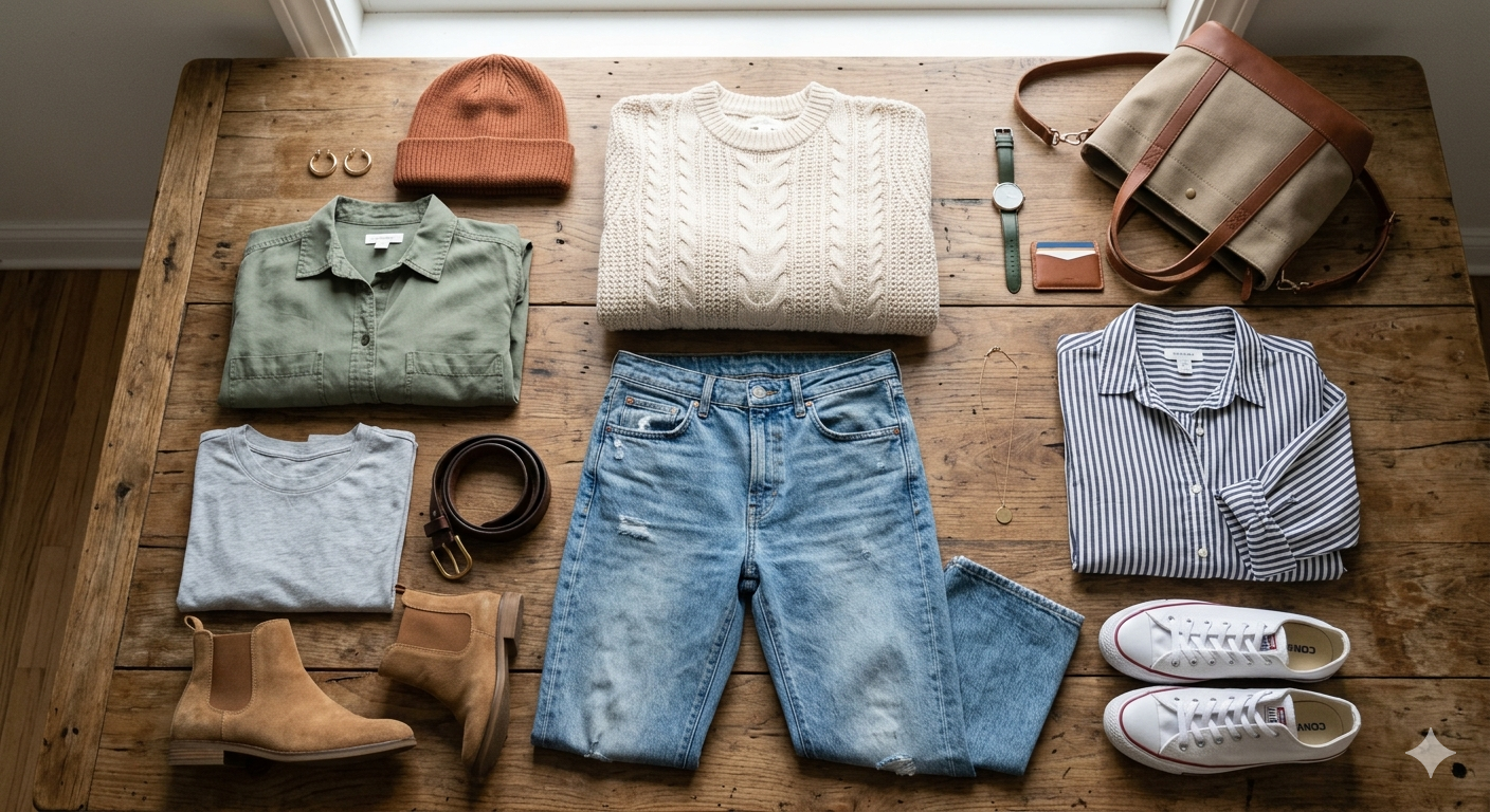 A fantastic selection of women's clothing at the Container store